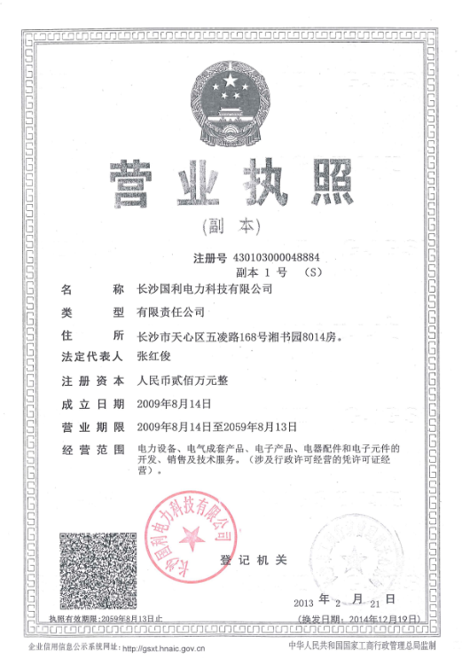 长沙国利电力科技有限公司