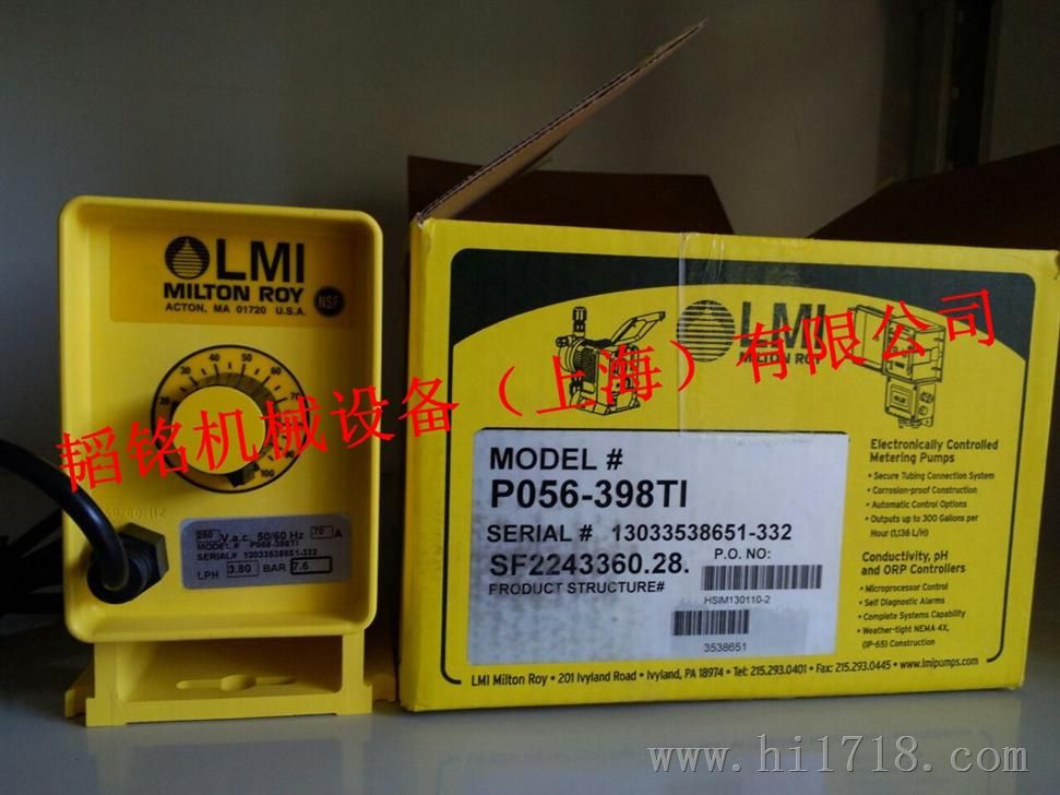 美国LMI米顿罗P/B/C系列加药隔膜计量泵