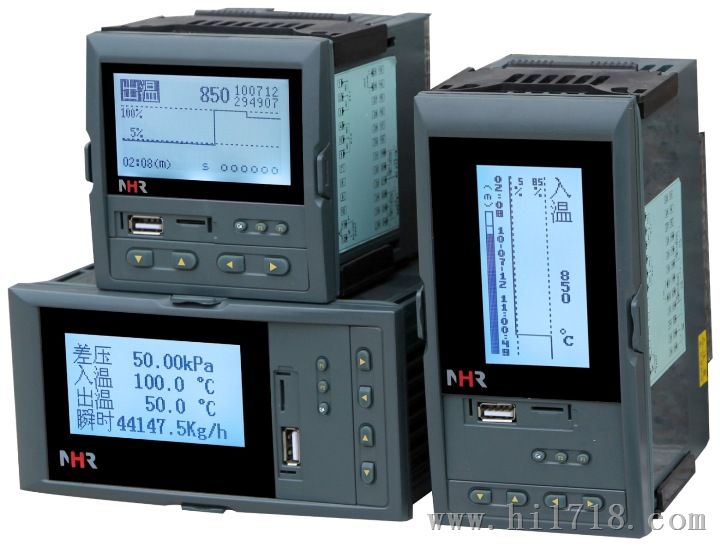 福建虹润流量仪表NHR-7610/7610R系列液晶热(冷)量积算控制仪/记录仪 