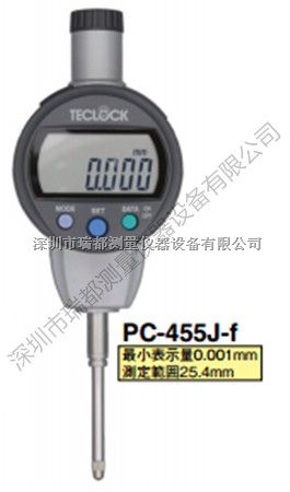 代理日本原装进口得乐TECLOCK数显千分表PC-455F/PC-455J-F