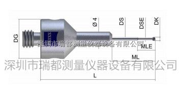 深圳原装代理德国ZEISS蔡司三坐标探针氮化硅测头阶梯型杆探针6261