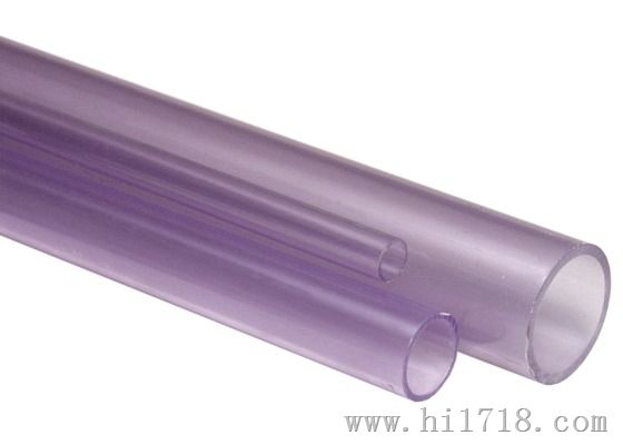 管材 塑料管件 PVC-U透明 瑞士+GF+工业公制 PN16 壁厚：2-9.4mm