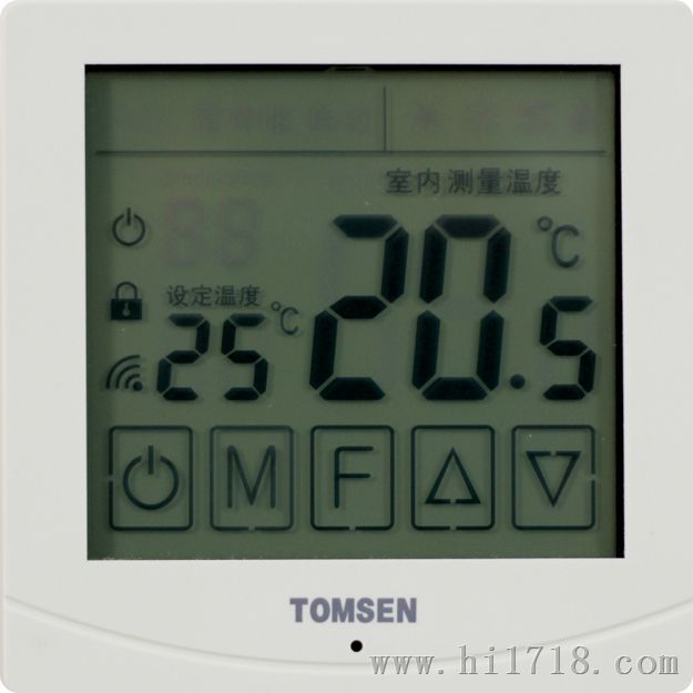 手机WIFI大屏液晶显示触摸型温控器