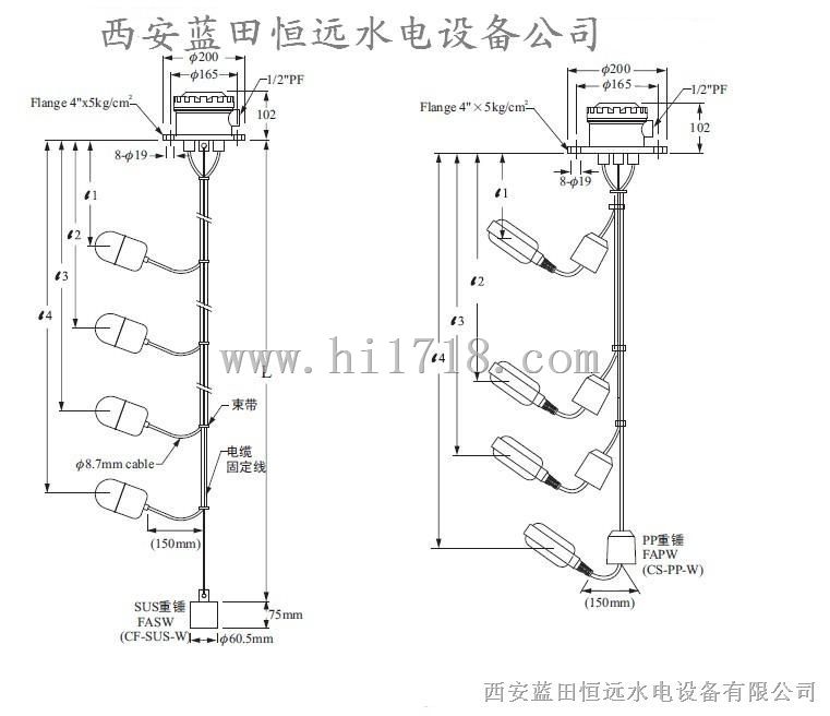 浮球液位控制器mbbc4c4液位开关样本