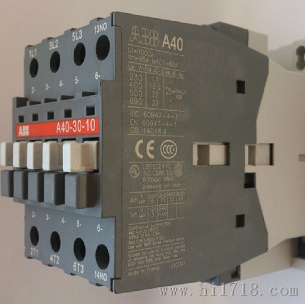 ABB A40-30-01交流接触器