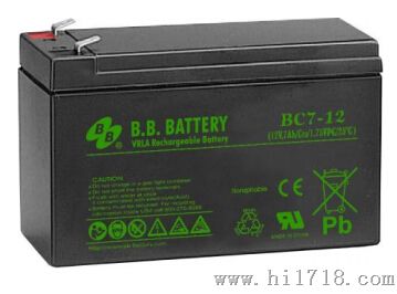 BB美美蓄电池BC7-12台湾BB美美蓄电池