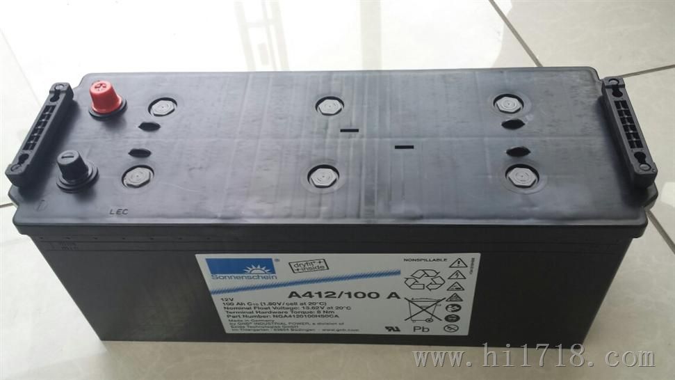 广西德国阳光蓄电池A412/100A代理商报价 用途