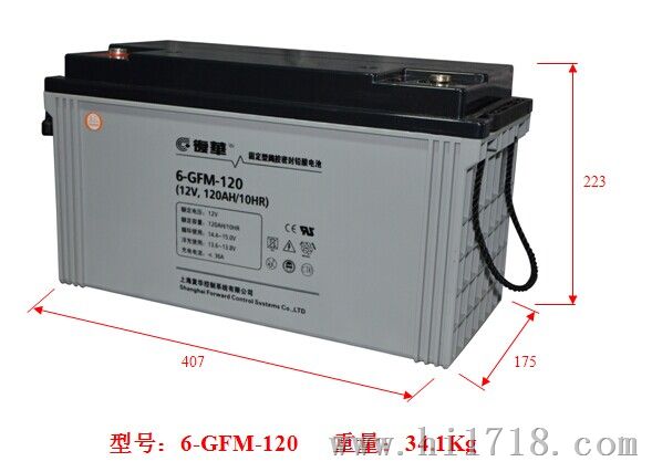 复华蓄电池12V120AH应急后备储能电池