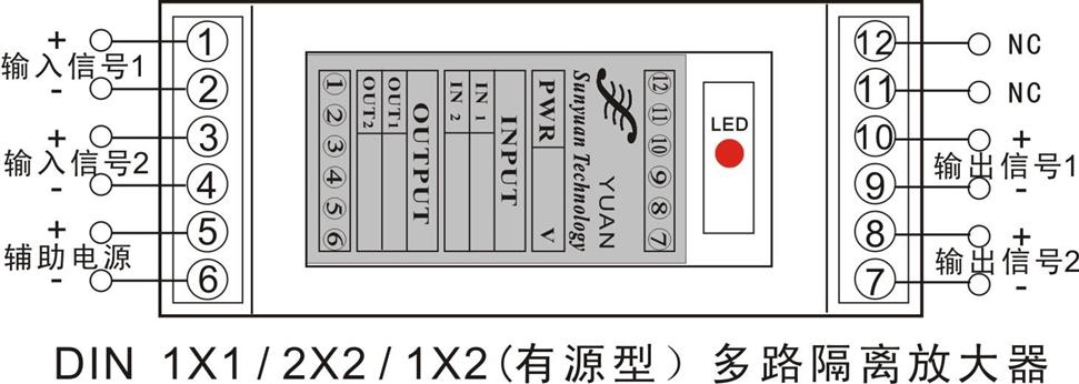 顺源科技SY U-P-O系列直流电压信号与SY A-P-O系列直流电流信号两隔离放大器隔离变送器,采用小体积(SIP 8Pin)、低成本设计方案,主要用来解决传感器与仪器仪表、PLC、DCS之间:0.4-2V/0-5V/1-5V/0-10V/0-20mA/4-20mA等非标准模拟量与标准模拟信号的转换问题。产品具有高精度和高线性度特点,工作电源与信号通道之间的2000VDC隔离电压,可抑制供电系统中浪涌和共模谐波干扰。产品使用非常方便、免零点和增益调节,无需外接调节电位器等元件,即可实现工业现场模拟信号的