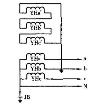 电压互感器二次通过b相及JB接地原理图.jpg