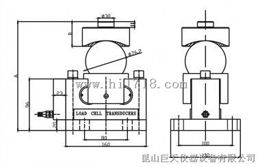 博达30t数字传感器模拟称重传感器厂家直销