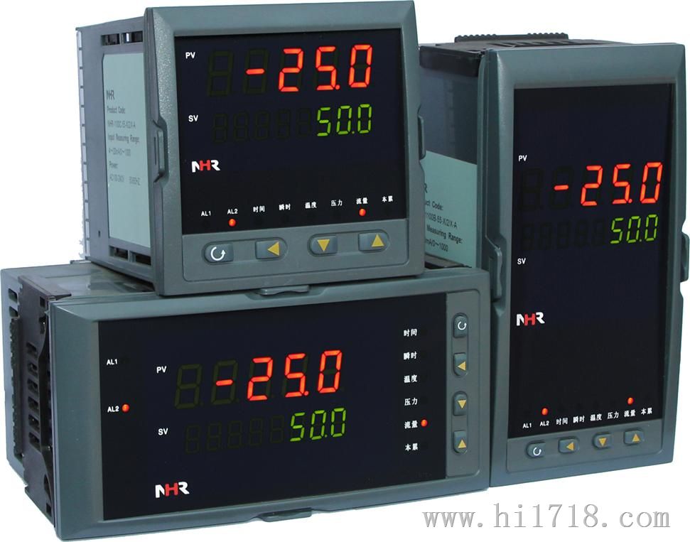 福建虹润流量仪表，流量积算仪NHR-5610系列热量积算控制仪