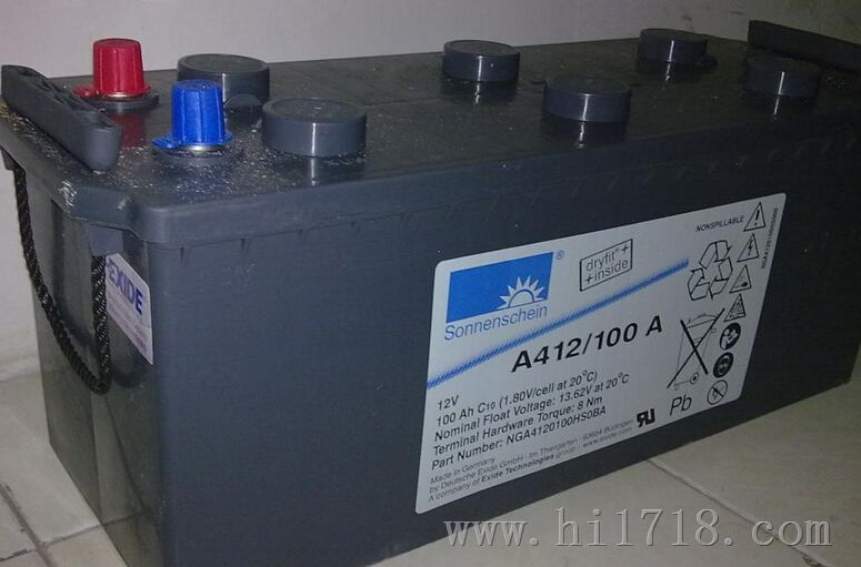 德国阳光蓄电池A412/100AH经销商价格