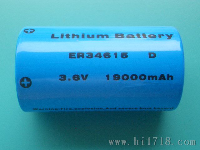 供应ER34615（3.6V）圆柱锂亚电池仪器设备电池