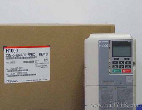 安川重负载变频器CIMR-HB4A0006FBC H1000系列 1.5KW/2.2KW