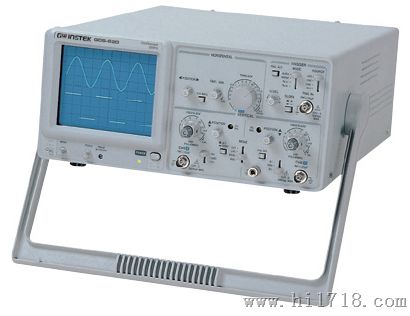 GOS-620  20MHz频宽双通道模拟示波器