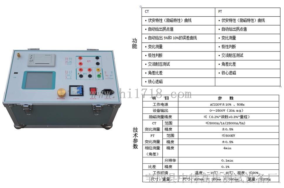 互感器特性测试仪