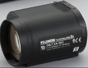 D8X7.8A，富士能130万像素电动变倍镜头，富士能7.8-63mm高清镜头报价