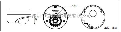 杭州松下网络摄像机代理 Panasonic网络摄像机报价 WV-SW158H