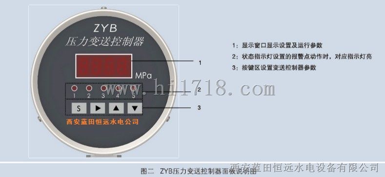 高压储气罐压力监测变送器ZYB智能压力变送控制器测量仪