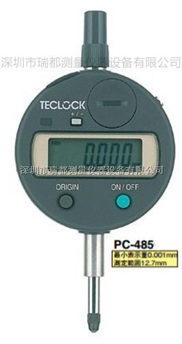 代理日本原装进口得乐TECLOCK数显千分表PC-485/PC-485S2