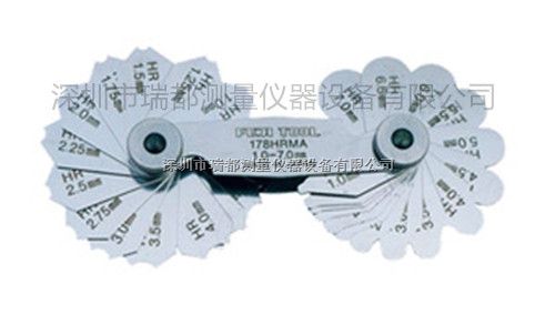销售日本富士FUJITOOL半径规178/272HRMAA螺纹规、C面规