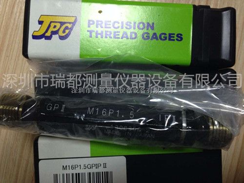 广东代理日本原装进口JPG螺纹塞规环规M16P1.5 GPIP