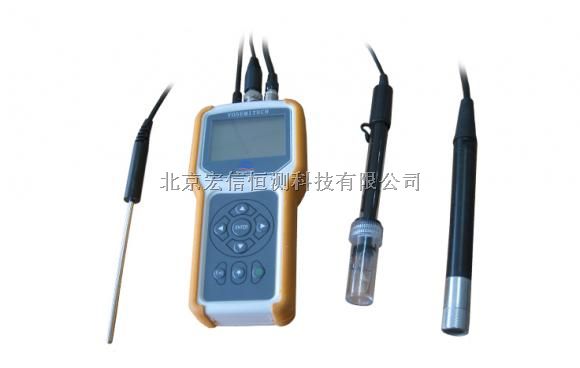北京宏信水质检测便携式多参数水质分析仪,溶解氧/pH/温度Y2001