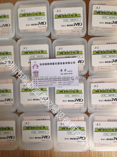 瑞都销售日本原装进口EISEN艾森螺纹塞规环规M16*1.5-6g GRNR 国际标准ISO