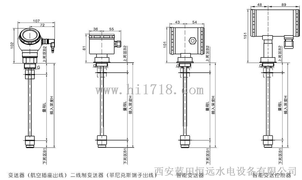 磁感应浮球液位计UHS-KG/2000浮球液位控制器