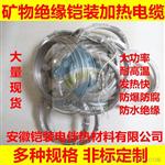 安徽铠装电伴热带 MI电缆 矿物缘加热带 爆腐电热丝 水加热线 冻融雪化霜