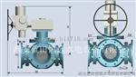 电动四通转阀SZF双向供水转阀SZF-150/300法兰连接