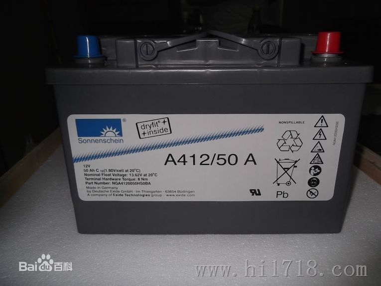 德国阳光蓄电池A412/65G6型号价格