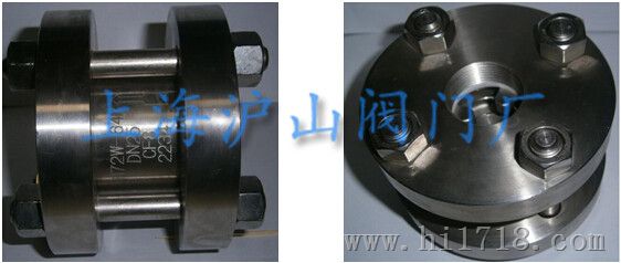 H72H、H72W、H72Y高压对夹立式止回阀-沪山阀门制造（上海）有限公司