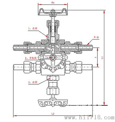 J23SA型三阀组针型阀-沪山阀门制造（上海）有限公司