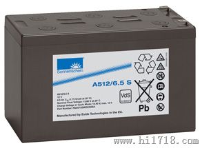 原装德国阳光蓄电池A5 12/6.5S 12V6.5AH现货胶体免维护