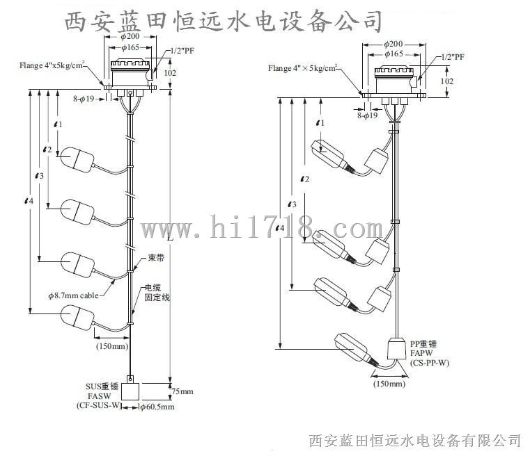 电缆浮球液位开关MBBC4C4浮球液位控制器哪里有