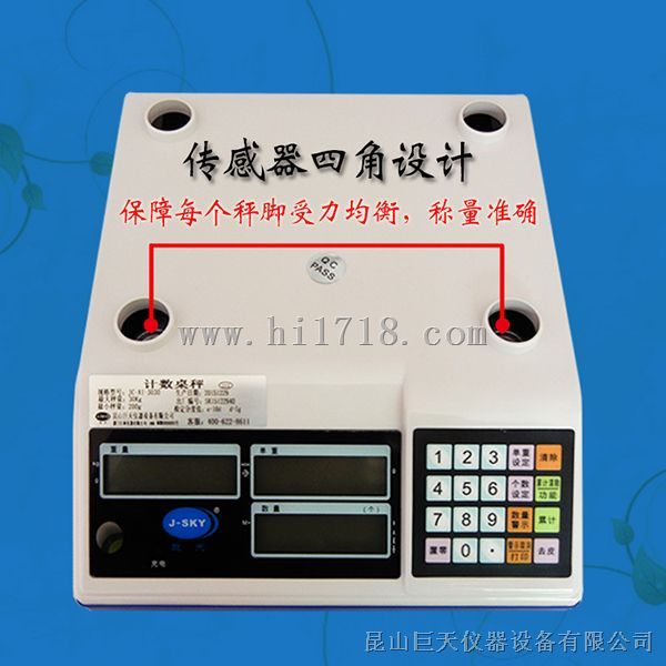 杭州3公斤电子秤(3kg/0.1g电子计数秤)