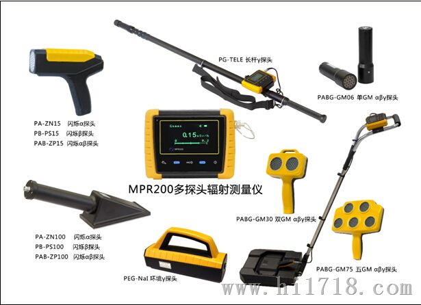 MPR200 多探头便携式辐射测量系统 山西中辐核仪器有限责任公司