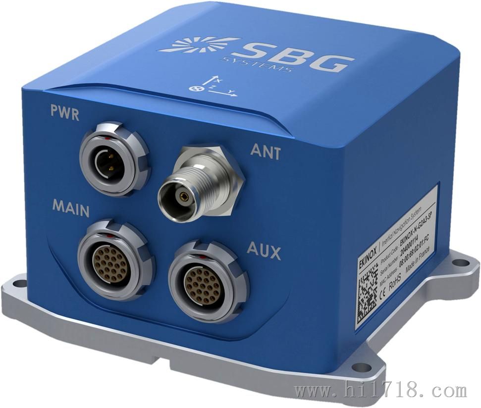 Ekinox-N: 内置GNSS接收机的INS惯性导航