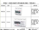 充电桩专供表