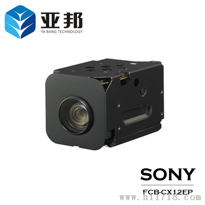 包邮索尼sony一体化监控摄像机迷你彩转黑FCB-CX12EP