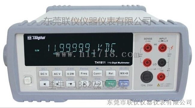 同惠TH1951_数字多用表_台式万用表_电压电流电阻测试仪