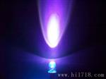 现货供应3mm紫光LED灯泡，385-390nm，验钞机用紫光灯泡