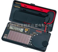 日本三和（sanwa）PS8a便携式太阳能充电式数字万用表