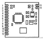 远距离silicon芯片SPI接口抗干扰双向通讯无线收发模块YL-4432RF