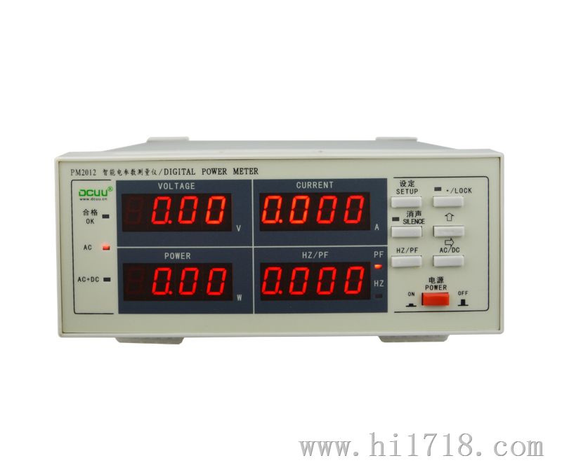 普美仪器PM2012 电参数测量仪 功率计 功率表（交直流型）