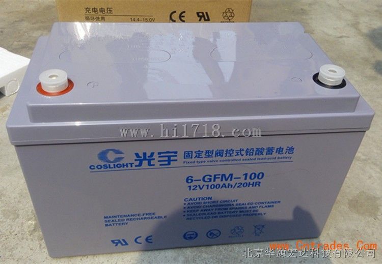 光宇蓄电池6-GFM-100报价 规格