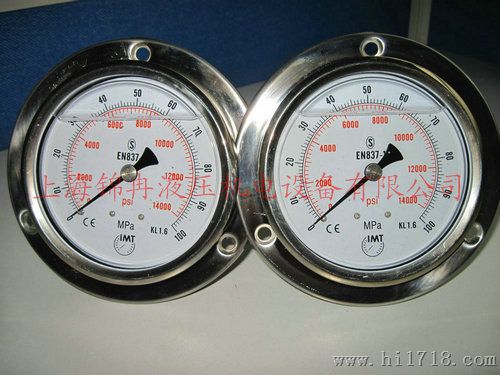 IMT超高压不锈钢耐震压力表