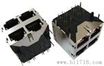 供应2X1\2X2\2X4\2X6 系列RJ45内置变压器、滤波器网络连接器 带POE供电功能网口
